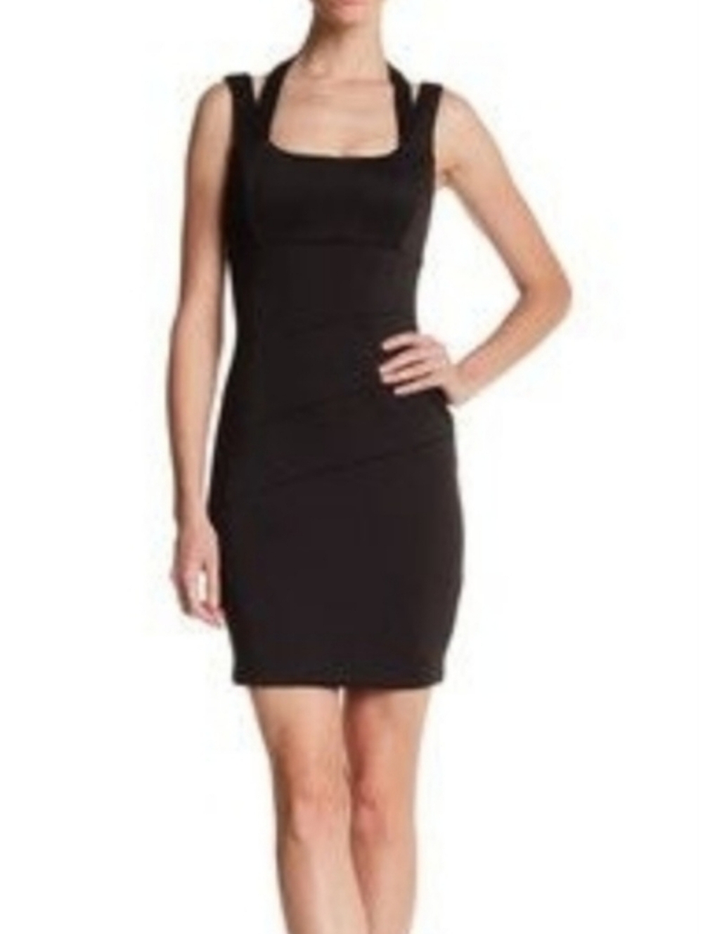 Guess Black Halter Mini Dress